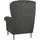 Home Affaire Ohrensessel HOME AFFAIRE "OSTIANO B/T/H: 80/82/98 cm, Sessel", grau (anthrazit), B:80cm H:98cm T:82cm, 92% Polyester, 8% Nylon, Sessel, Ohrensessel, Einzelstück, dicke geschwungene Armlehnen, uni und kariert