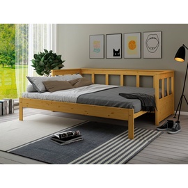 Home Affaire Daybett »"AIRA" skandinavisches Design, ideal fürs Jugend- oder Gästezimmer«, Gästebett, mit ausziehbarer Liegefläche, zertifiziertes Massivholz,