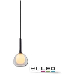 Retro Pendelleuchte clear/white Glas Sockel E14 300cm Kabel