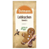 Ostmann Gewürze – Lebkuchen-Gewürz | Gewürzmischung für Leb- und Honigkuchen | Ideal für Gebäck & Desserts in der Winter- und Weihnachtszeit | 15 g im Beutel
