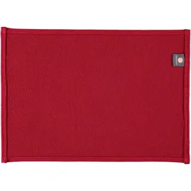 Rhomtuft Badematten Plain Rot 70 x 50 cm
