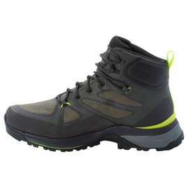 Jack Wolfskin Herren Striker Texapore Mid M, Lime / Dark Green, 39.5 EU