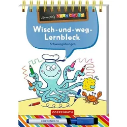 COPPENRATH 63835 Lernerfolg Vorschule: Schwungübungen (Wisch & weg-Lernblock)