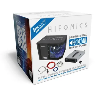 Hifonics Basspack Basspaket 2CH 2 Kanal MBP1000.2