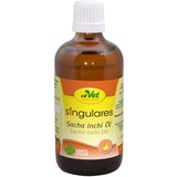 cdVet Naturprodukte Singulares Sacha Inchi Öl 100 ml - Hund, Katze - Futterergänzung - Hohe Verdaulichkeit - reich an Vitamin A+E - Omega 3-, Omega 6-, Omega 9 Fettsäuren - 100% Natur -