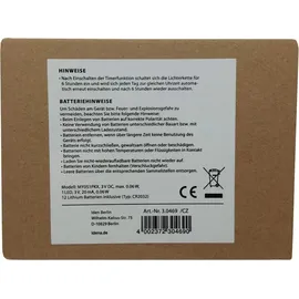 IDENA LED Teelichter 4 cm 12 St. weiß