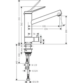 Hansgrohe Zesis M33 CoolStart 1jet chrom 74807000