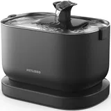 PETLIBRO Katzenbrunnen Kabellos mit Bewegungsmelder Dockstream Trinkbrunnen für Katze Kabellos, Batteriebetrieben Katzen Trinkbrunnen mit Akku 5000mAh, 23dB Ultraleise, Einfache Reinigung, BPA-frei