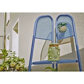 Garden Pleasure Eckregal Ekko 48 x 48 x 180 cm Blau