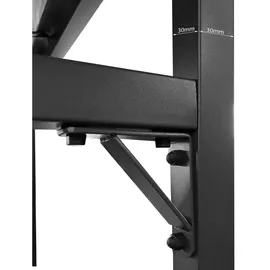 Quick Star Kaminholzregal Metall 185 x 70 x 185 cm Mit Wetterschutz Transparent Schwarz