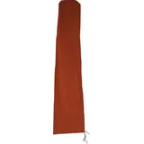 MCW Schutzhülle MCW für Ampelschirm bis 4,3 m (3x3 m), Abdeckhülle Cover mit Reißverschluss ~ terracotta