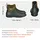 Vevor Gummistiefel Schwarz 40