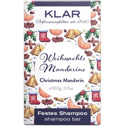 Klar-Seifen - Klar's festes Shampoo Weihnachtsmandarine 100 g