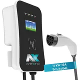 a-TroniX Wallbox Home Plus Ladestation E-Auto Typ2 16A KfW-förderfähig 5m Ladekabel (9885176)