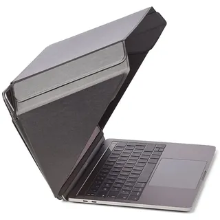 4 in 1 Laptop Screen Shade Lux Hood : Sonnenschutz | Datenschutz | Hitzeschutz | Kontrastverstärkung. 12”/13”/14” Universal. Selbststehend, mit Gesäßtasche. Patent D790551 - Schwarz