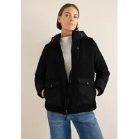 Cecil Jacke mit Strukturmix - schwarz