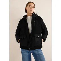 Cecil Jacke mit Strukturmix - schwarz