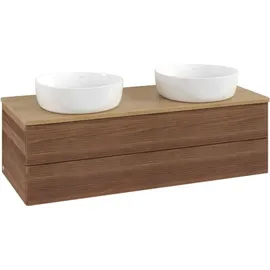Villeroy & Boch Waschtischunterschrank 2 Auszüge 120 x 36 x 50 cm Eiche