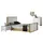 xl moebel gmbh Garnitur Kinderbett Kindermöbel Kinderzimmer Bett Holz Set Schlafzimmer, 4tlg