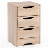 Wohnling Nachttisch sonoma-eiche 31,0 x 31,0 x 49,0 cm