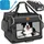 TRESKO Hundebox faltbar Anthrazit Xxl 92x63x63cm inkl. Leckmatte, Spatel & Reflektoren Transportbox für Hunde und Katzen Hundetransportbox f... - Grau