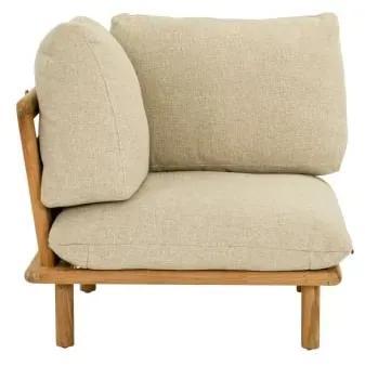 Apple Bee Sling Eckteil 85x85cm, Teak Cotton Flower
