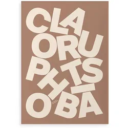 Paper Collective - Claustrophobia Poster, 30 x 40 cm