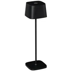 Capri LED USB-Tischleuchte schwarz, Farbtemperatur, dimmbar