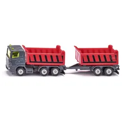 LKW mit Kippmulde und -anhänger