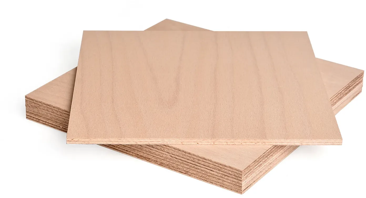 10 cm Quadrat | Buchenholz-Sperrholz | 5 mm