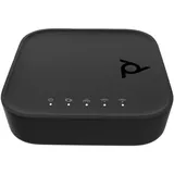 Poly ATA 402 2FXS Voice VoIP Adapter Konferenztelefon Basisstation Schwarz