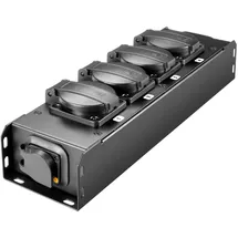 Adam Hall Cables PRO PORT 4 T Stromverteiler 4 x IP54 Schuko out & IP65 in/out