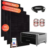 myvoltaics Balkonkraftwerk 2000+ Watt bifazial 1200 W inkl. Marstek Venus A 2,12 kWh