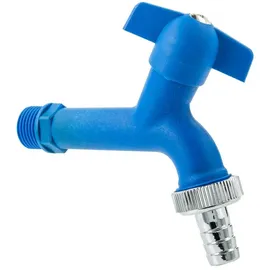 tecuro Auslaufventil 1/2 Zoll blau