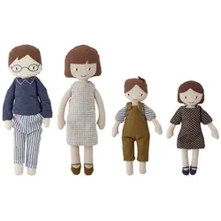bloomingville Mini Webster Puppen 4er-Pack braun