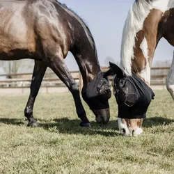 Fliegenmaske Slim Fit Kentucky Schwarz WARMBLUT