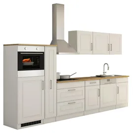 Held Küchenzeile Rom 330 cm Weiß