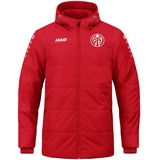 Jako 1. FSV Mainz 05 Team Coach Kapuzenjacke 2023/24 100 rot M