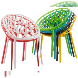 CLP Hope Stapelstuhl 59 x 60 x 80 cm grau 4 St.