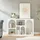 [en.casa] Sideboard Vågå 110 x 30 x 70 cm Weiß