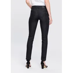 Skinny-fit-Jeans »Shaping«, skinny Passform, normale Leibhöhe, in Stretch-Qualität, Used-Look, Gr. 21 - K + L Gr, black, , 61801307-21 K + L Gr