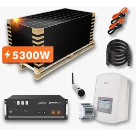 5,3 kW bifazial 450 W inkl. 4,8 kWh Speicher