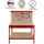 MONSTER SHOP Werkbank Metall 120x155x60 cm Rot