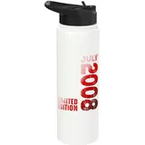 Juli 2008 Legendäres Jahr 2008 Retro 2008 Vintage 2008 Stainless Steel Insulated Water Bottle