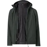 Mc Kinley McKinley Tessi 3:1 II Herren Doppel-Jacke, Green Dark/Black Nig, L