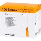 1001 Artikel Medical Sterican Kanüle Luer-Lok 0,90x40mm Größe 1 gelb