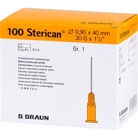 1001 Artikel Medical Sterican Kanüle Luer-Lok 0,90x40mm Größe 1 gelb