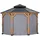 Sunjoy Vorhang für Zedernholz Gazebo 395 cm x 395 cm