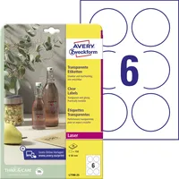 Avery Zweckform Zweckform L7788-25 transparente Etiketten 80 mm 25
