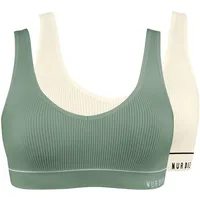 NUR DIE Damen Bustier Retro 2er Pack